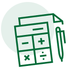 calculator icon illustration