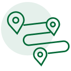 location directions icon illustration